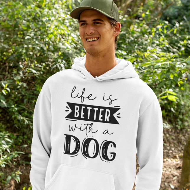 Sudadera La Vida Es Mejor Con Un Perro (Subido por el creador)