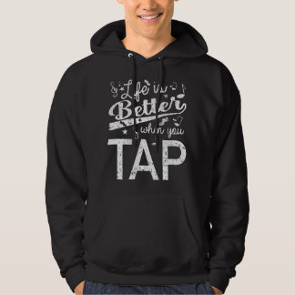 Sudadera La vida es mejor cuando bailas zapateado bailarine