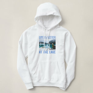 Sudadera La vida es mejor en el lago