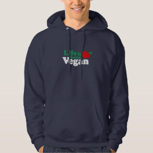 Sudadera La Vida Es Mejor Vegan