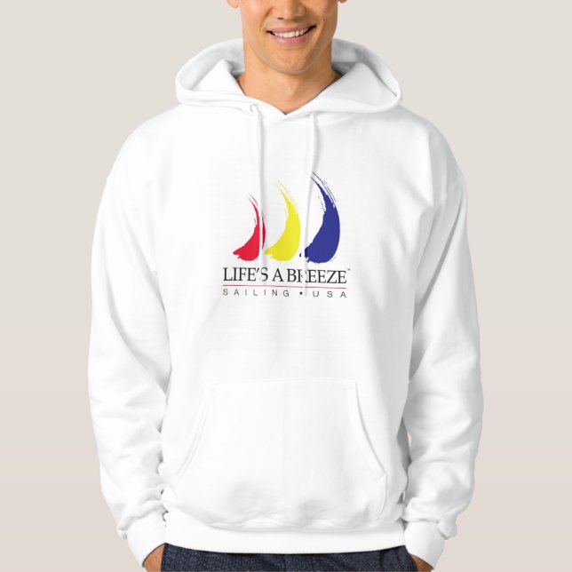 Sudadera La vida es un Breeze®_Paint-The-Wind_Sailing los (Anverso)