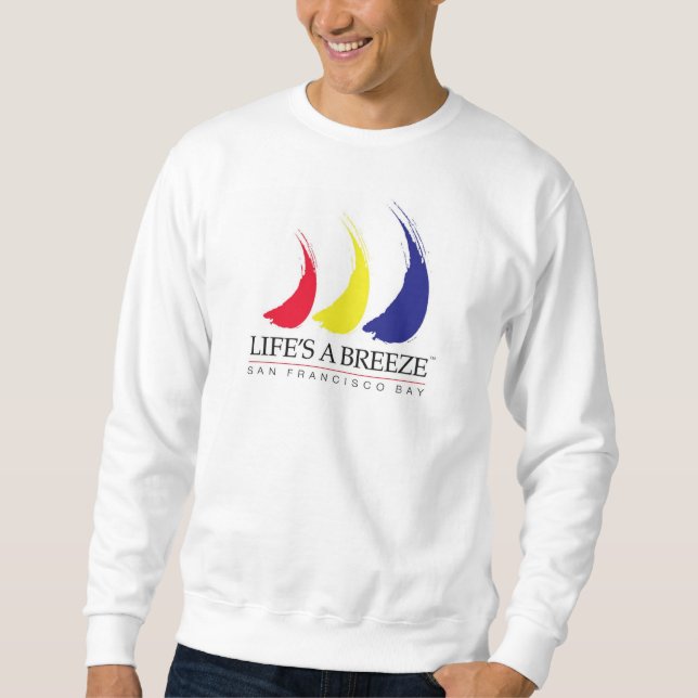 Sudadera La vida es una bahía de Breeze®_Paint-The-Wind_San (Anverso)