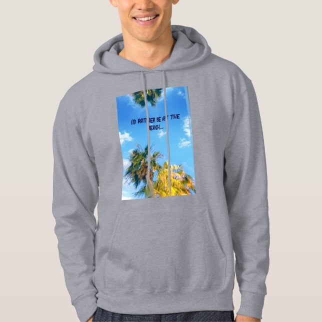 Sudadera La vida es una playa (Anverso)