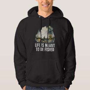 Sudadera La vida que significa pescar dichos introvertidos