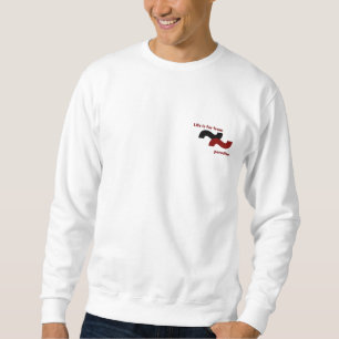 Sudadera La vida se siente alejada del paraíso por el sufri