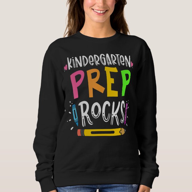 Sudadera la vida tk sacude el kindergarten de transición de (Anverso)