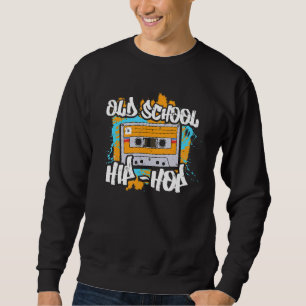 Sudadera La vieja escuela retro Hip Hop 80s Graffiti Casset