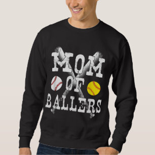 Sudadera La vieja madre del baloncesto es un divertido aman