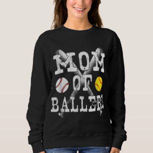 Sudadera La vieja madre del baloncesto es un divertido aman
