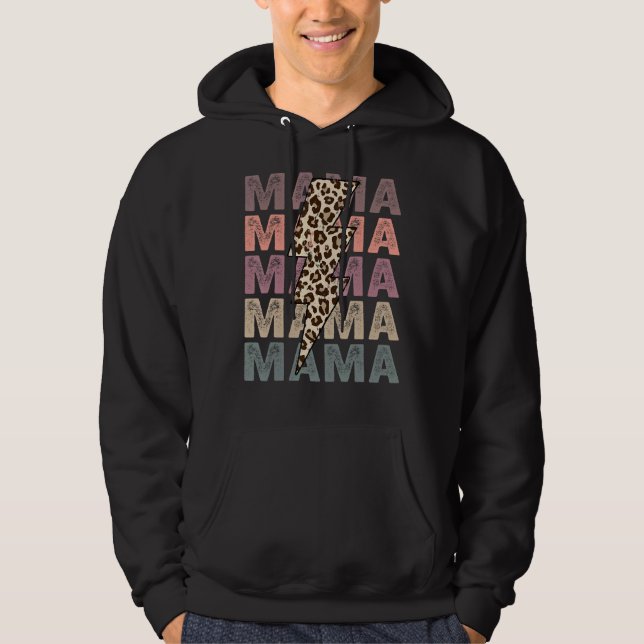 Sudadera La vieja madre mamá del leopardo de Bolt (Anverso)