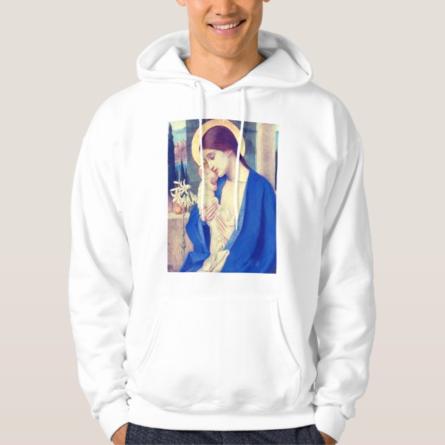 Sudadera La Virgen María y el Niño Jesús Gracia del Renacim (Anverso)