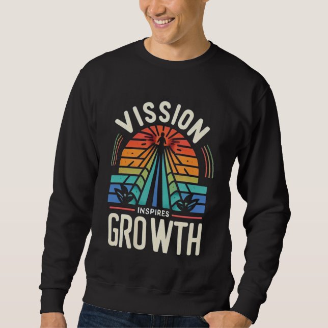 Sudadera La visión inspira crecimiento (Anverso)