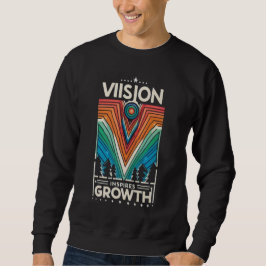 Sudadera La visión inspira crecimiento