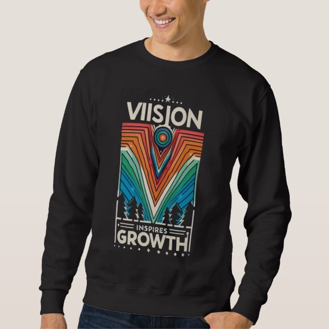Sudadera La visión inspira crecimiento (Anverso)