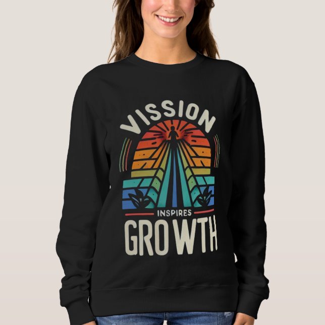 Sudadera La visión inspira crecimiento (Anverso)