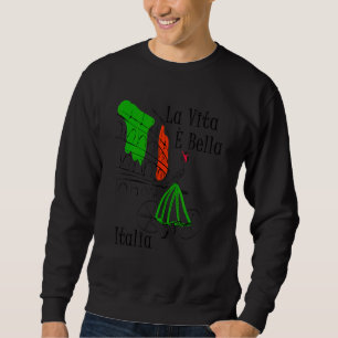Sudadera La Vita E Bella Italia Vida Hermosa Italia Viaje