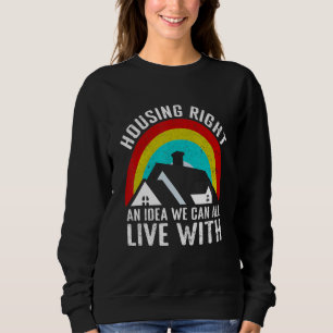 Sudadera La vivienda es un derecho humano La pobreza Cancel