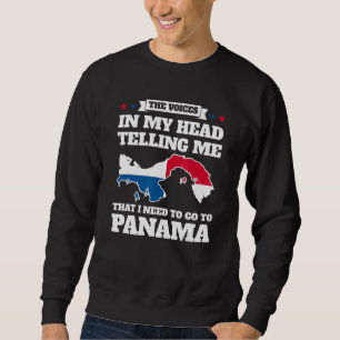 Sudadera la voz en la cabeza me dice Panamá Panamá Panamia