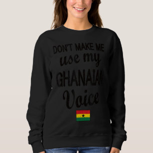 Sudadera La voz ghanesa Bandera de Ghana Roots en Ghana