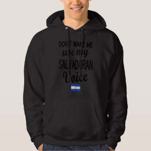 Sudadera La voz salvadoreña Bandera de El Salvador Raíces s