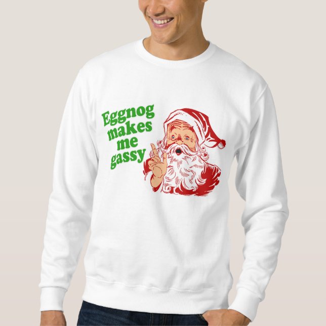 Sudadera La yema hace que Santa Fart (Anverso)