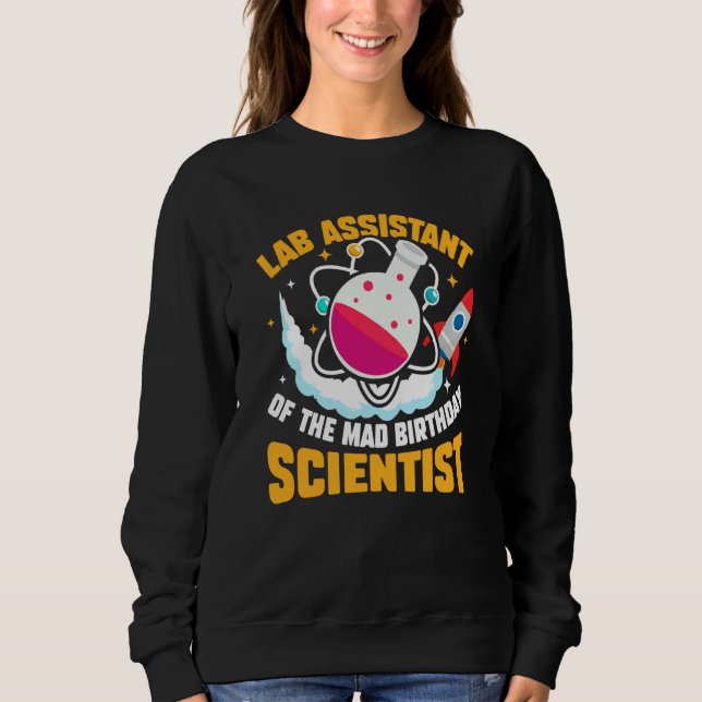 Sudadera Lab Assistant Of The Mad Birthday Scientist (Anverso)
