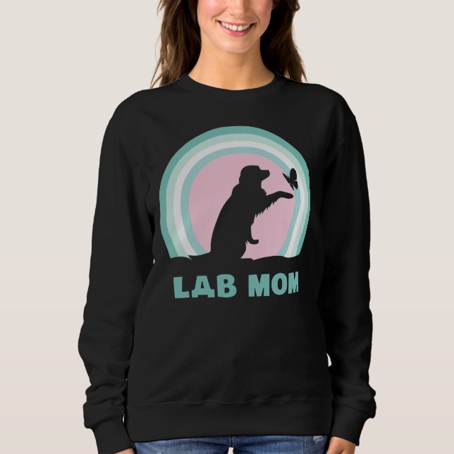 Sudadera Lab Mom Para Labrador (Anverso)