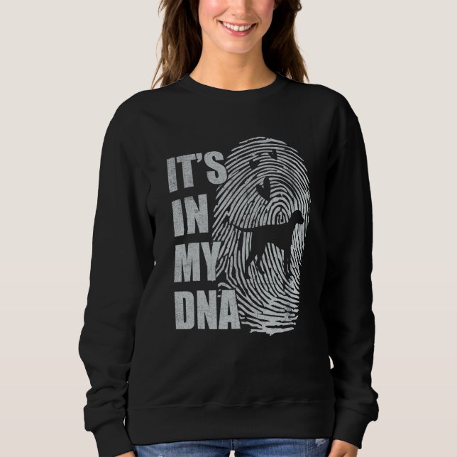 Sudadera Lab Pointer DNA Dog Mom Dad Dog (Anverso)