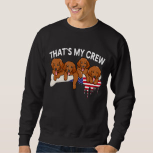Sudadera Lab Puppies Uu Flag Lab Mamá Dad Fox Red Labrador 
