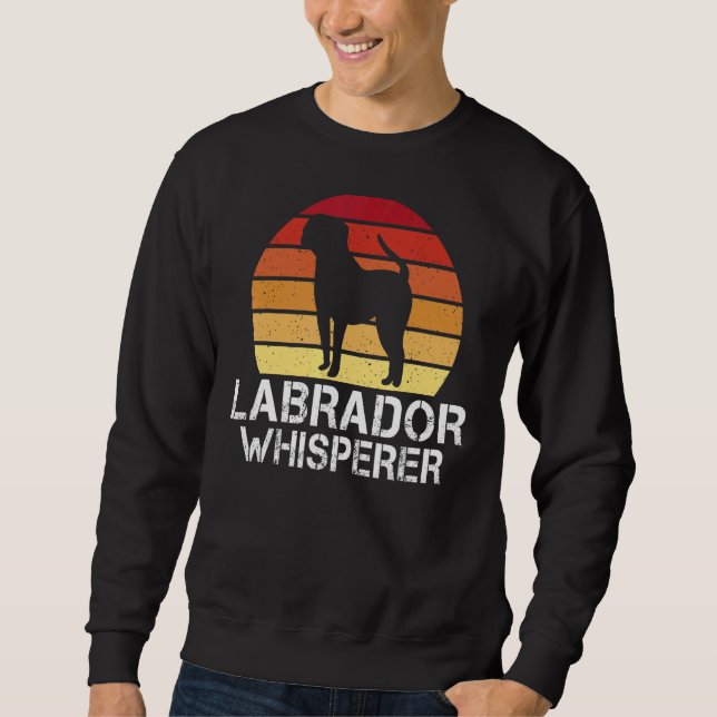 Sudadera Lab Retriever Labrador Whisperer (Anverso)