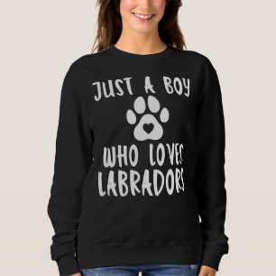 Sudadera Lab Retriever Only A Boy Que Ama A Los Labradors