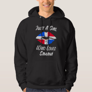 Sudadera Labios Boca Amor Bandera de República Dominicana S