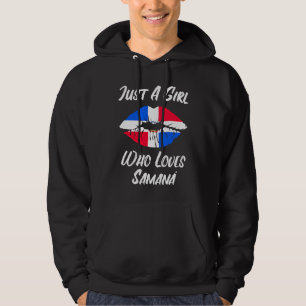 Sudadera Labios Boca Amor Bandera de República Dominicana S