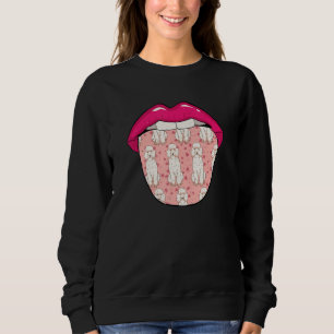 Sudadera Labios de cangrejo Mascota Raza de perro Carne de