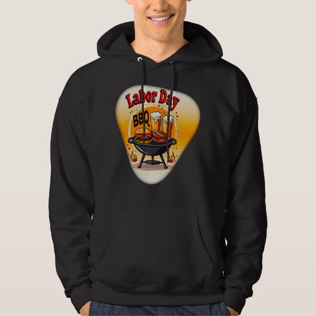 Sudadera Labor Day BBQ Party Design – Grill and Burger Holi (Anverso)