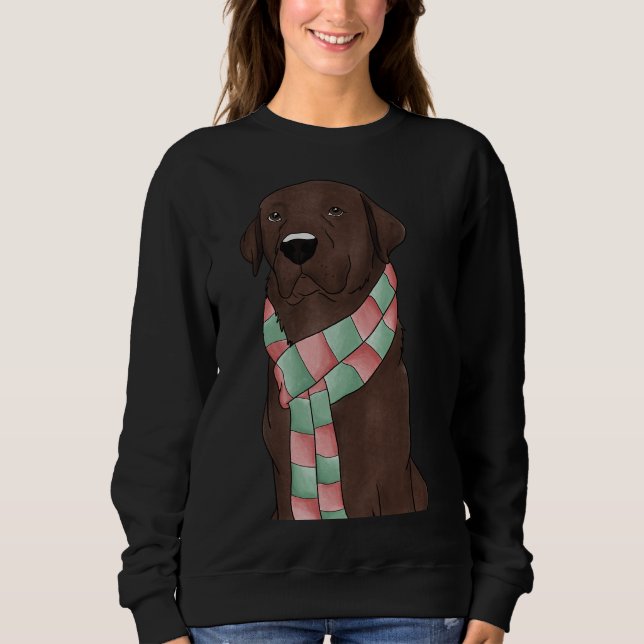 Sudadera Laboratorio De Chocolate Con Navidad De Cuchillo (Anverso)