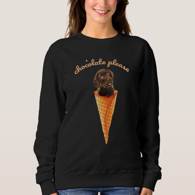 Sudadera Laboratorio de chocolate helado (Anverso)
