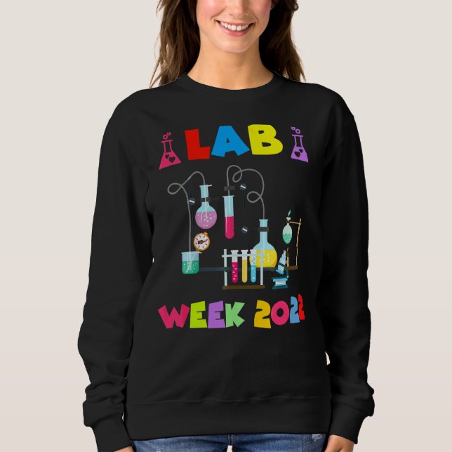 Sudadera Laboratorio de Experimentos Científico de Lab Week (Anverso)