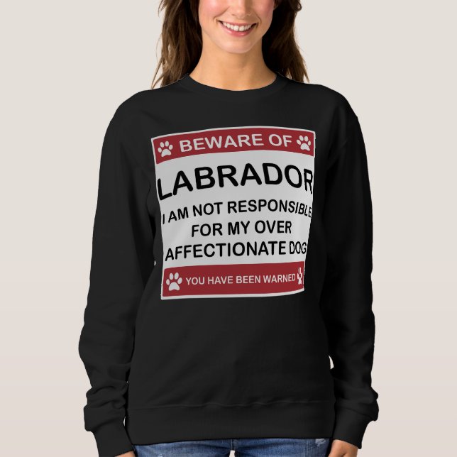Sudadera Laboratorio de recuperación de Labrador (Anverso)