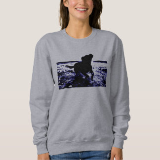 Sudadera Laboratorio del negro de la camiseta de las