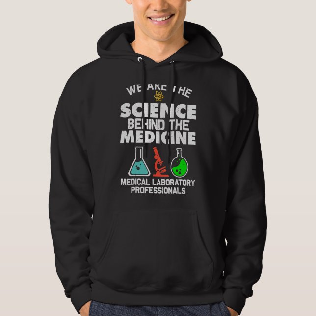 Sudadera Laboratorio Médico Ciencia Lab Tech (Anverso)