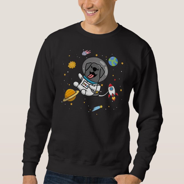 Sudadera Laboratorio negro (Anverso)