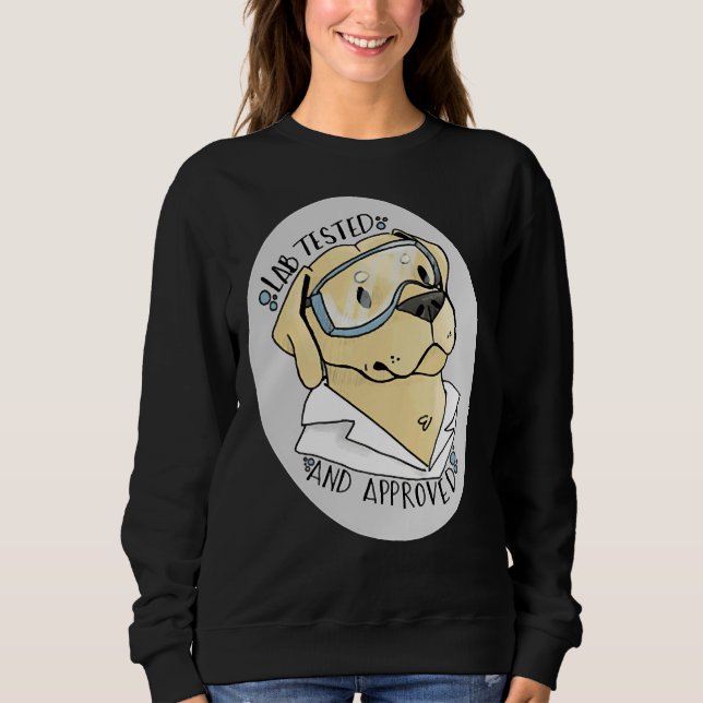 Sudadera Laboratorio Probado Y Aprobado Activo (Anverso)