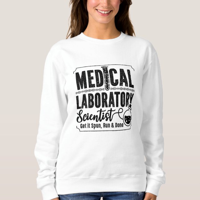 Sudadera Laboratorio Técnico Médico Científico de Laborator (Anverso)