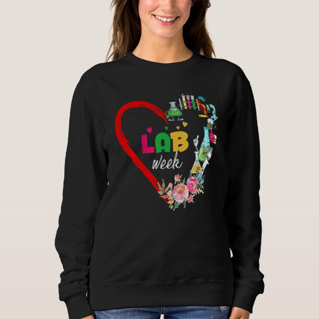 Sudadera Laboratory Tech Heart Technologist de Lab Week 202 (Anverso)