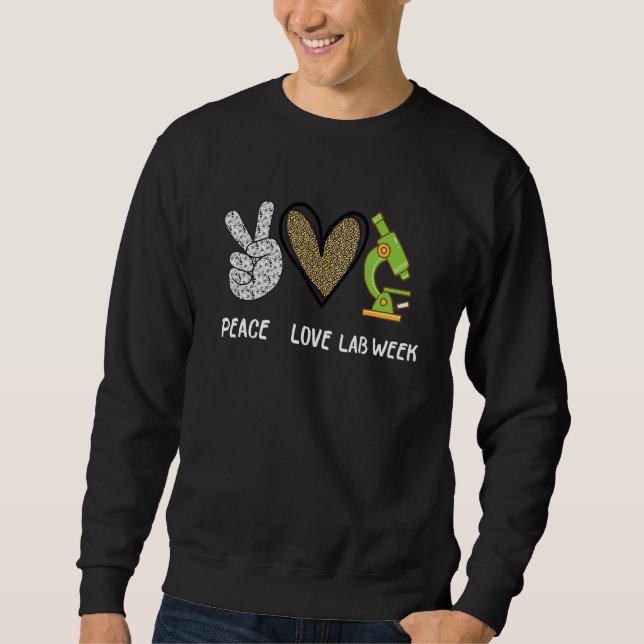 Sudadera Laboratory Tech Technolog de Peach Love Lab Week 2 (Anverso)
