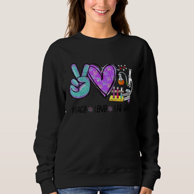 Sudadera Laboratory Tech Technolog de Peach Love Lab Week 2 (Anverso)