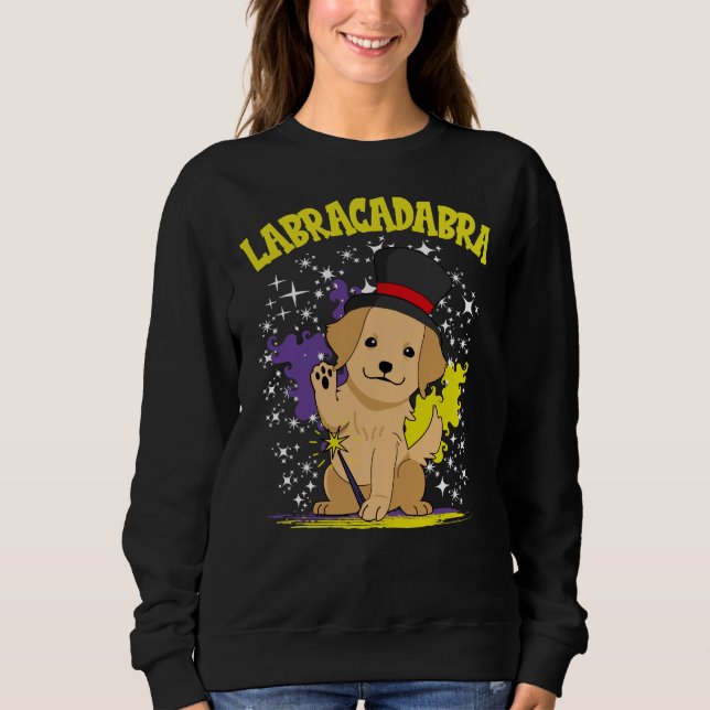 Sudadera Labracadabra Labrador Recuperador (Anverso)