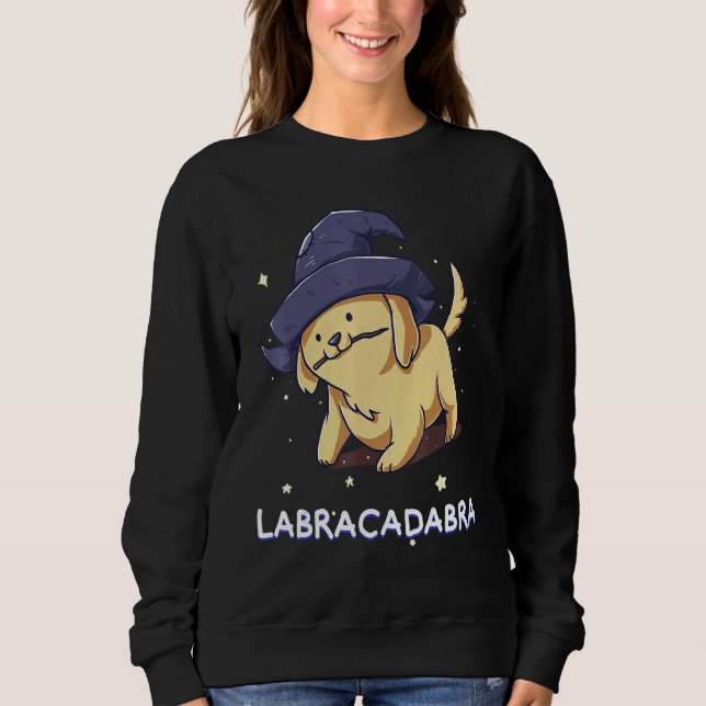Sudadera Labracadabra Labrador Recuperador Perro Dueño de P (Anverso)