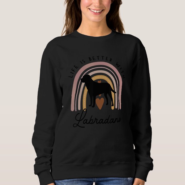 Sudadera Labradane Rainbow Dog Mom (Anverso)